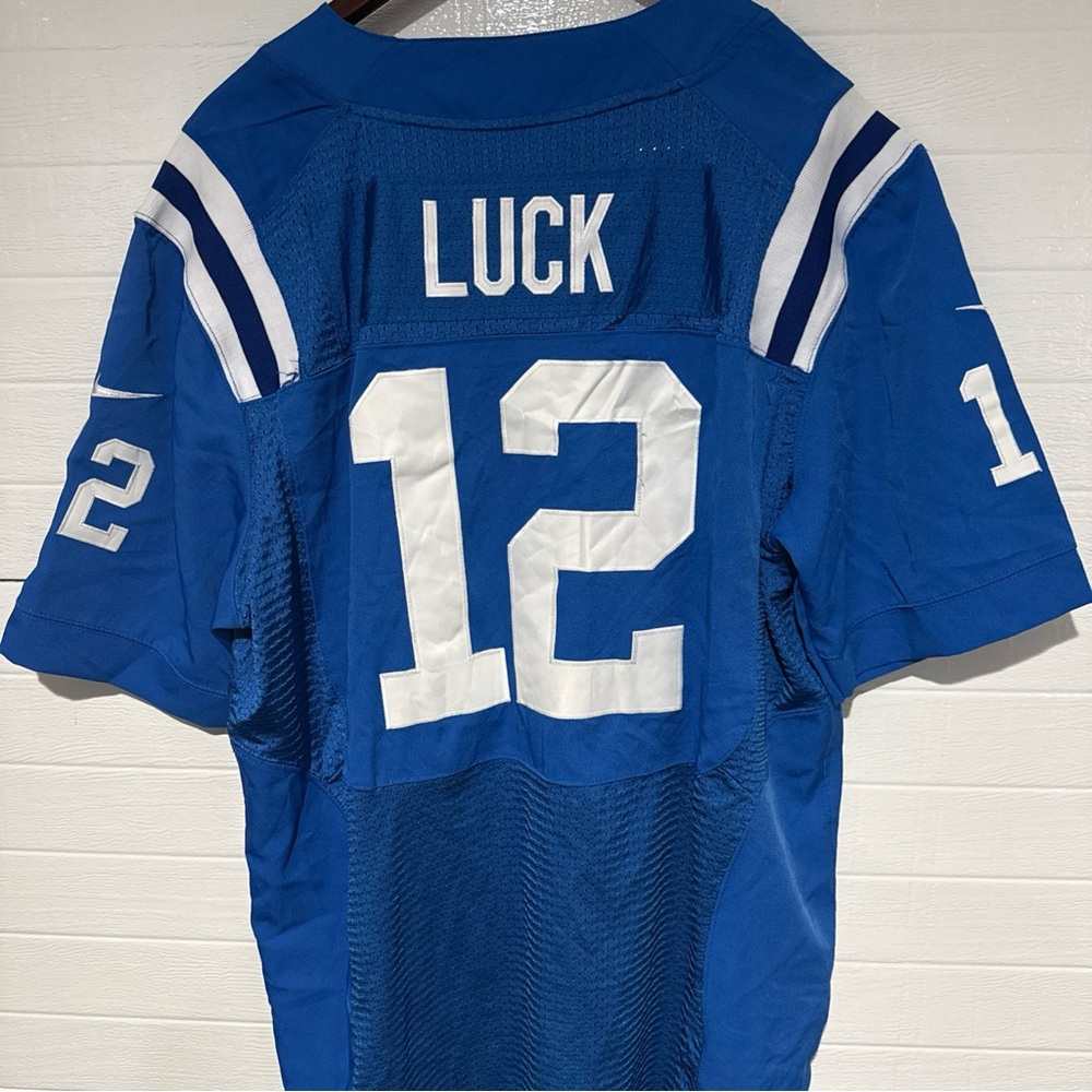Nike On Field Andrew Luck Indianapolis Colts NFL Stitched Jersey Size 52